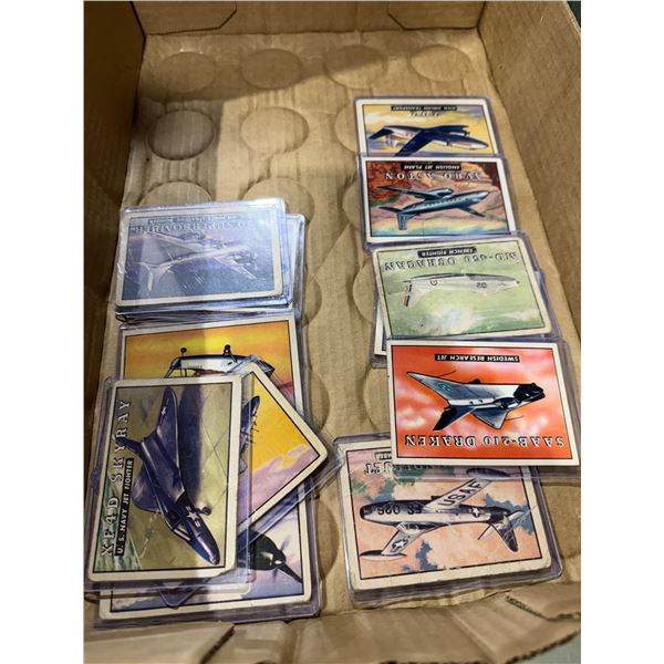 Vintage airplane cards