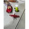 Image 1 : Tonka cars and a airplane