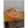 Image 1 : Carnival glass rose bowl