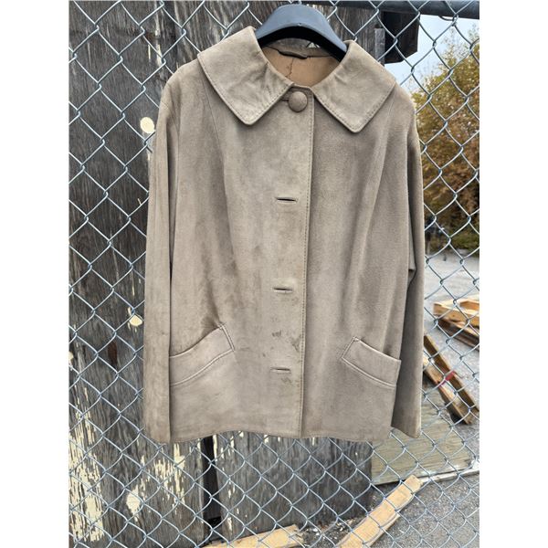 Suede coat