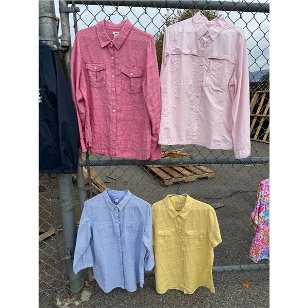 L. L. Bean medium shirts.