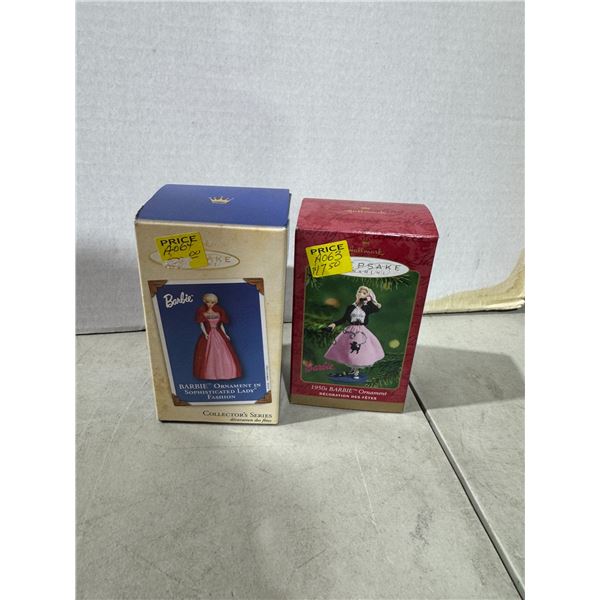 Barbie ornaments hallmark