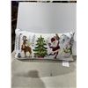 Image 1 : NWT Christmas pillow with bells that jingle