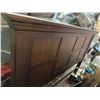 Image 1 : King size headboard, footboard, and rails