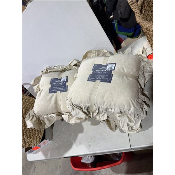 NWT two sets of two chair pads