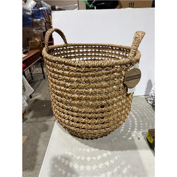 Handmade in the Philippines basket