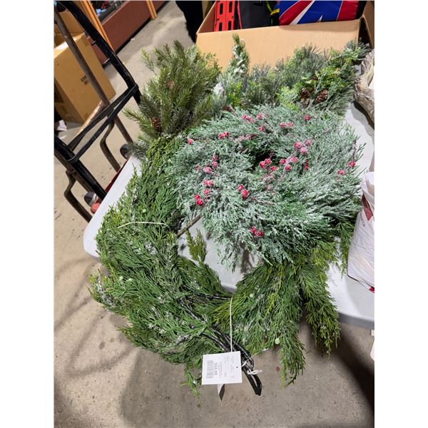 Christmas greenery
