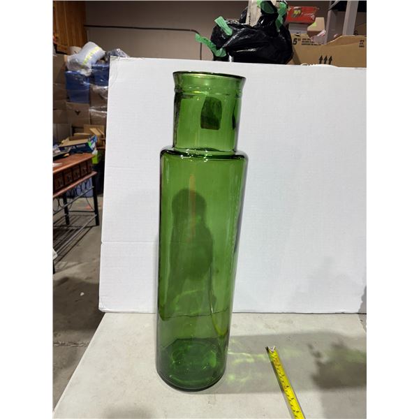 Vase measures 21 1/2 inches tall