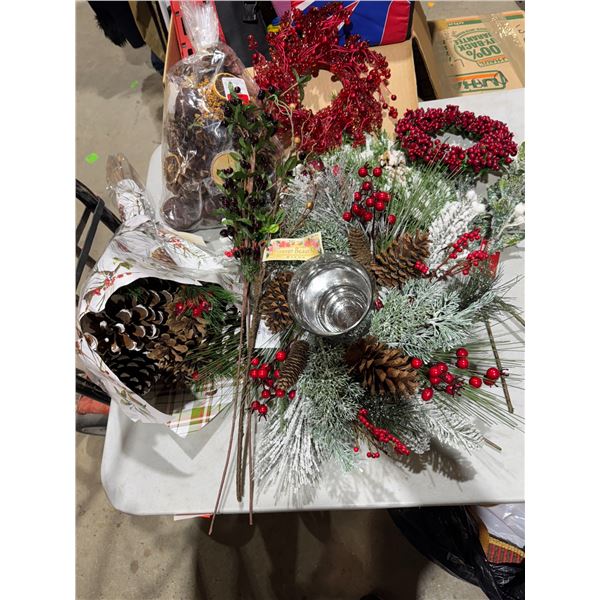 Centerpiece and other seasonal home decor