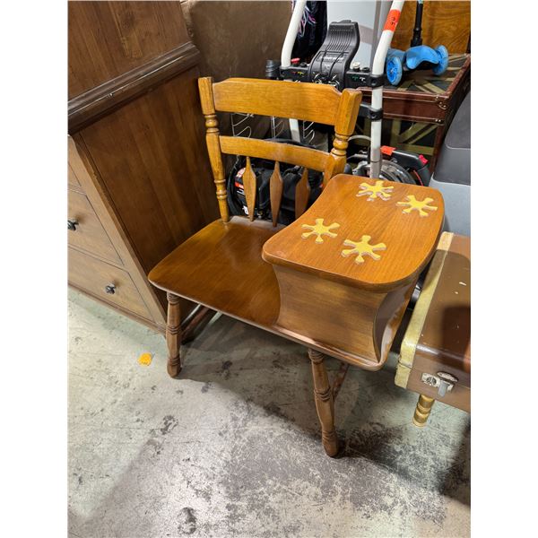Maple telephone table