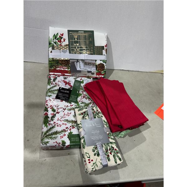 Seasonal table linens