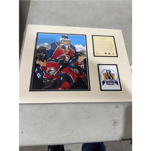 Colorado avalanche Limited edition number to print