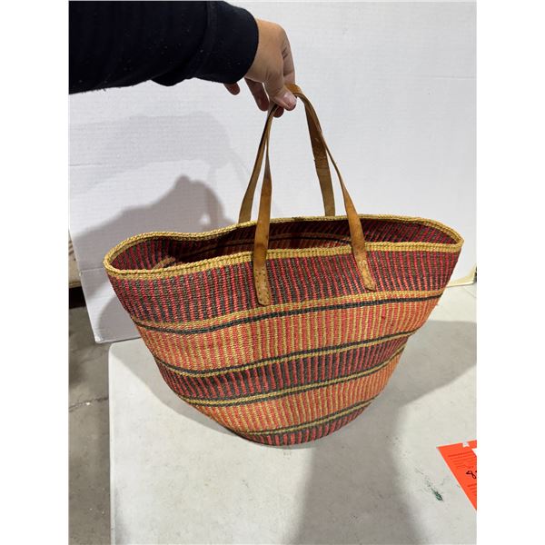 Weived shopping basket