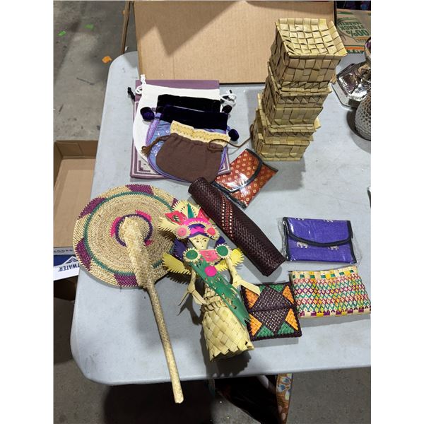 Baskets bags, and other