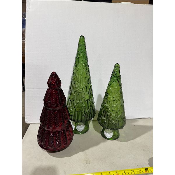 Glass Christmas trees