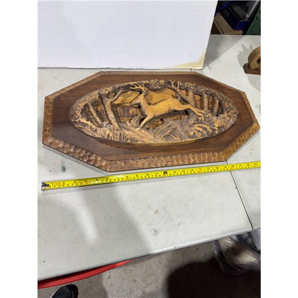 Deer carving