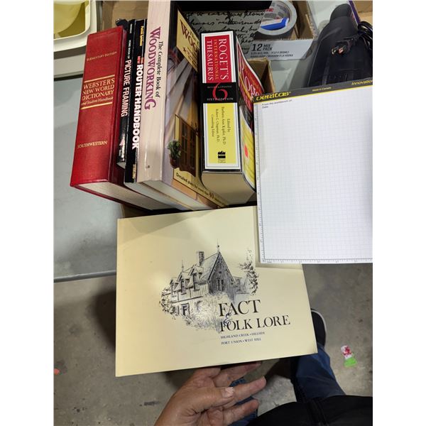 Wood Working, router, ring, Picture framing and other books and graph paper