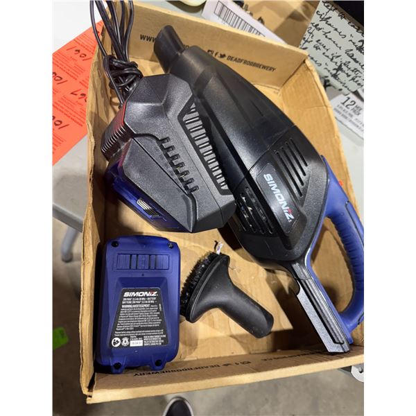 SIMONI said, vacuum battery and charger