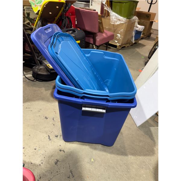 3 bins 3 lids