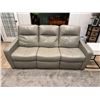 Image 1 : Leather reclining couch 80" wide