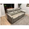 Image 2 : Leather reclining couch 80" wide