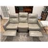 Image 3 : Leather reclining couch 80" wide