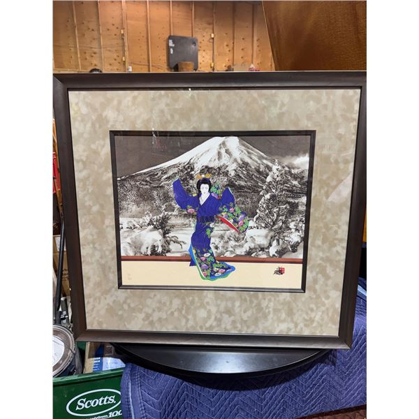 Mount Fuji Winter 19x16               37/100   comes with appraisal