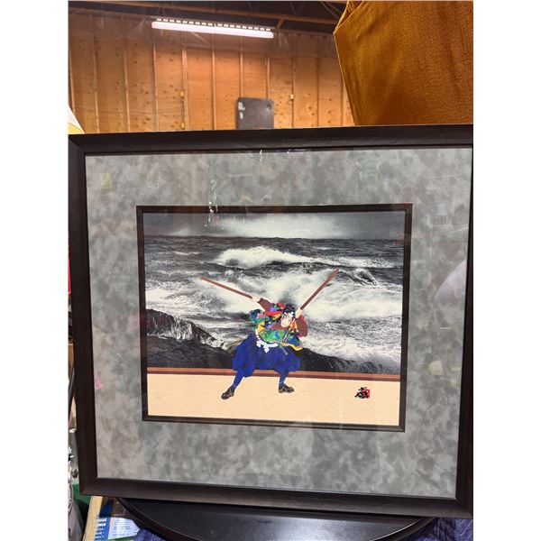 Hisashi Otmage " Homage to Musashi" The Master Print  18"x15" Signature in block 29/100