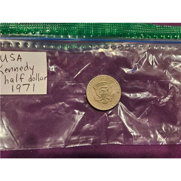 1971 USA Kennedy half dollar