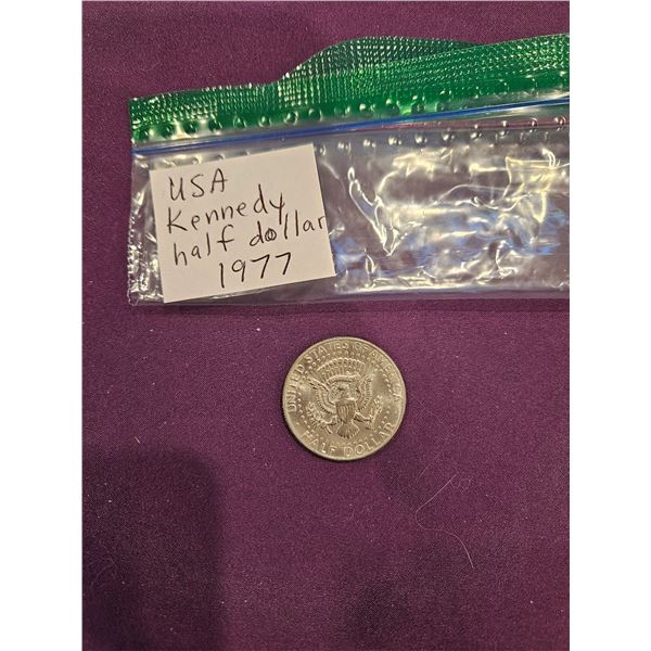 1977 USA Kennedy half dollar