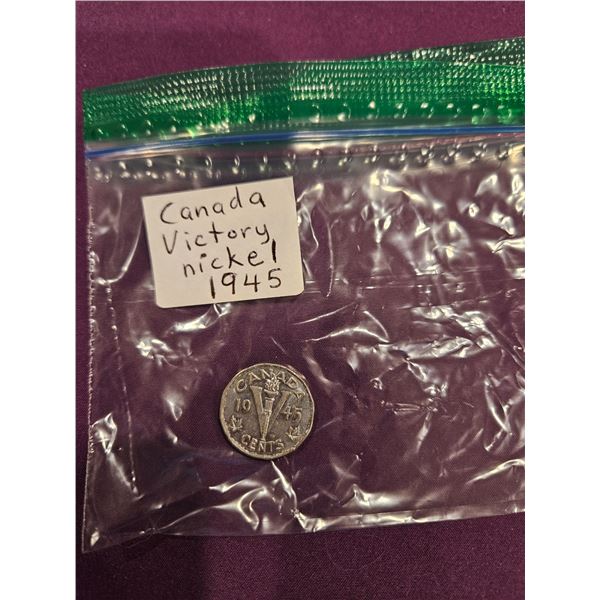 1945 Canada Victory nickel