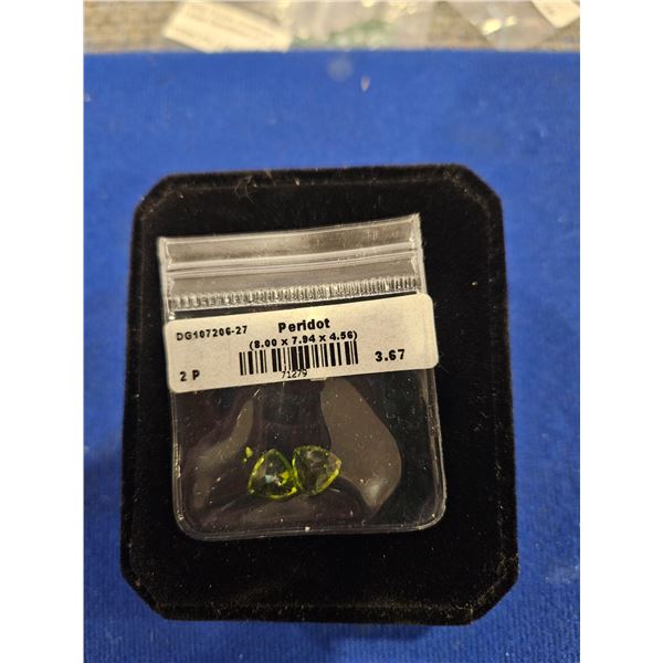 2 Peridot stone