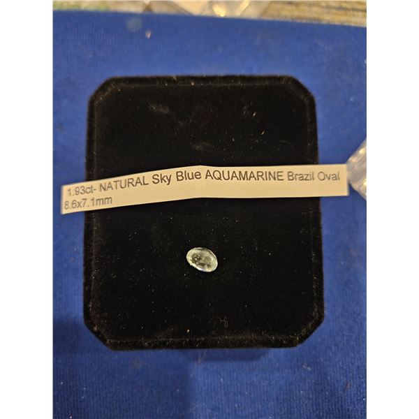 Sky Blue Aquamarine stone