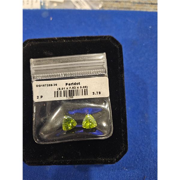 2 Peridot stone