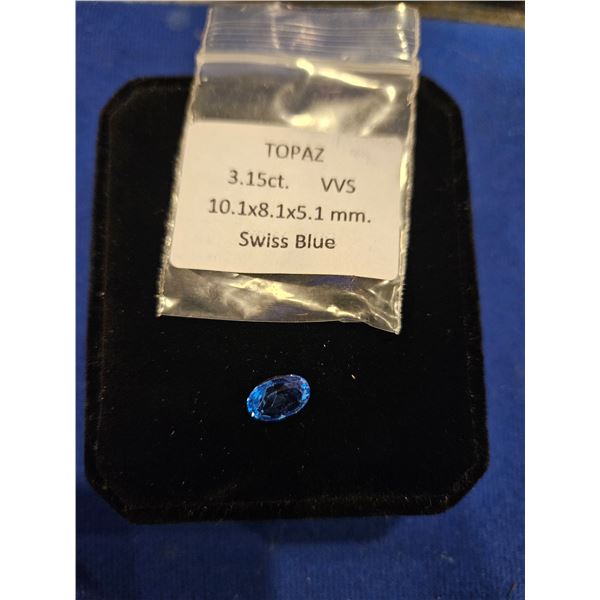 Swiis Blue Topaz stone