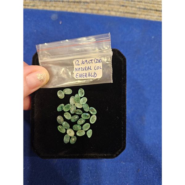 Natural color emeralds