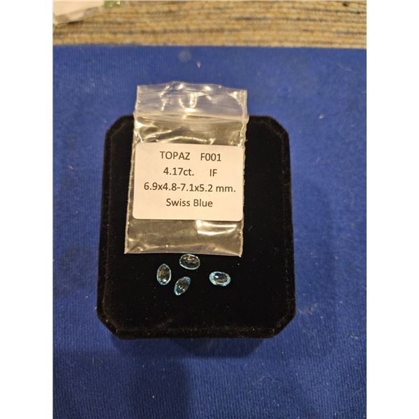 Swiis Blue Topaz stone