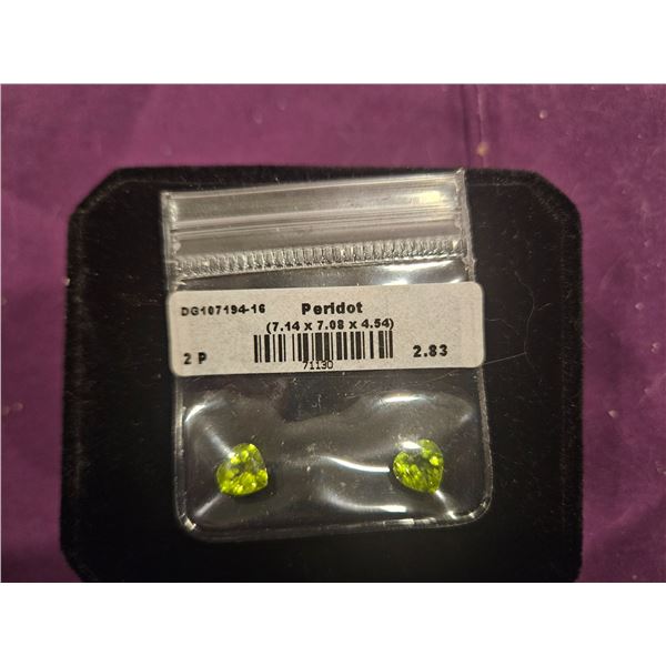 2 Peridot stone