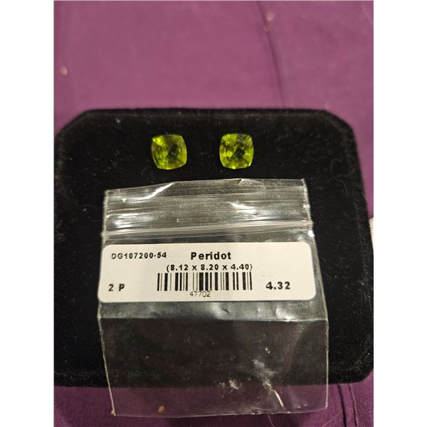2 Peridot stone