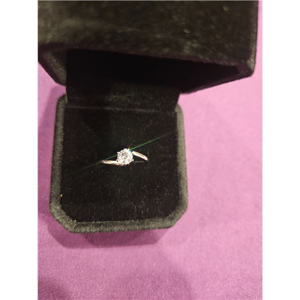 0.5ct Simulated diamond ring