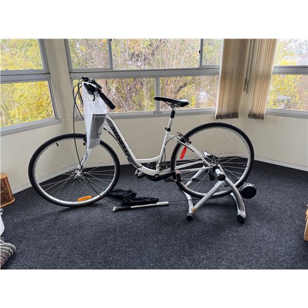 bike with bike trainer