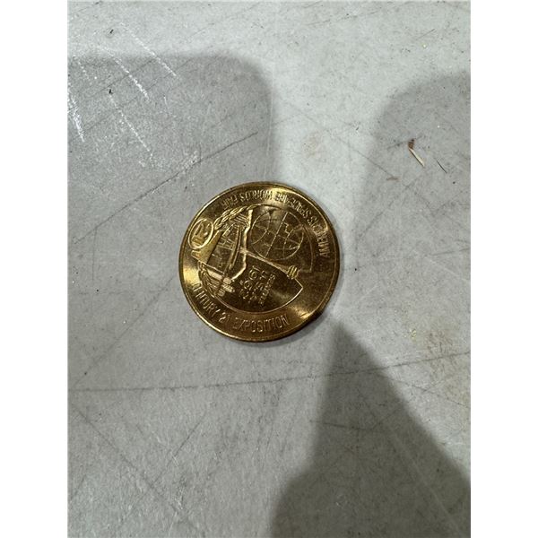 1962 Seattle world fair one dollar coin