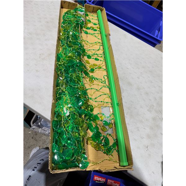 New beaded curtain green