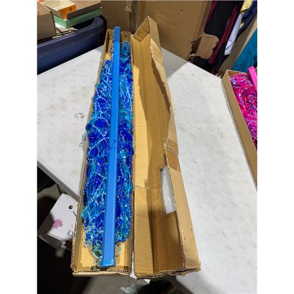 New beaded curtain blue M