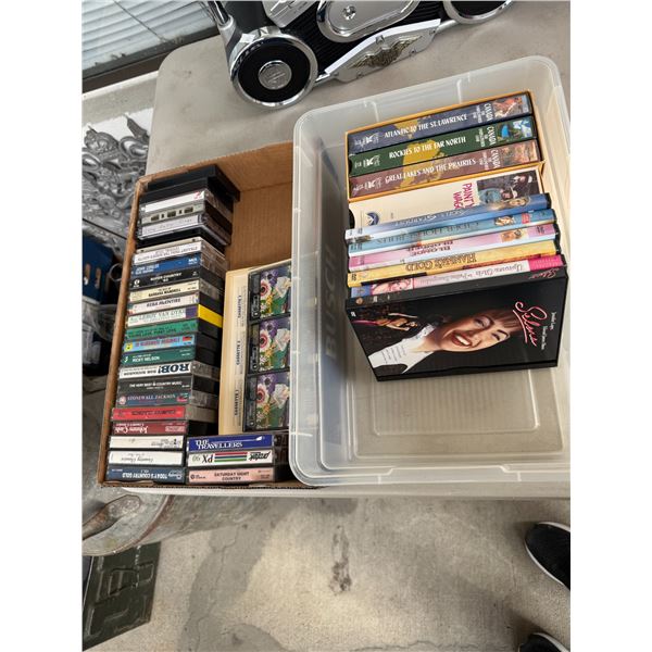 Cassettes VHS's DVDs