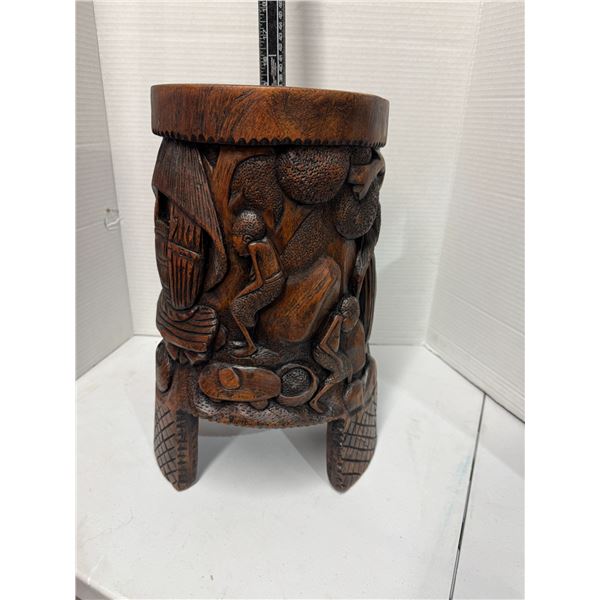 Hand carved stand
