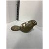 Image 1 : Signed pottery beaver