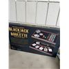 Image 1 : Double-sided blackjack and roulette table top set