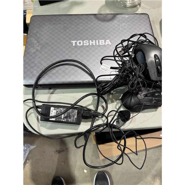 Toshiba, laptop and tested