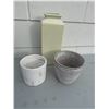 Image 1 : Planters and vase